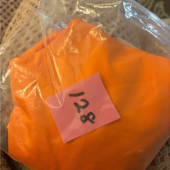 Amazon Orange Bodysuit Sz Small New - Picture 6 of 6